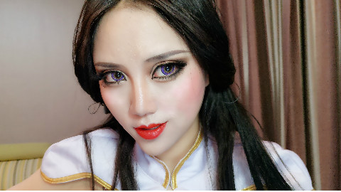 姻缘呐,上天安排的最大嘛!露娜紫霞仙子的cos眼妆